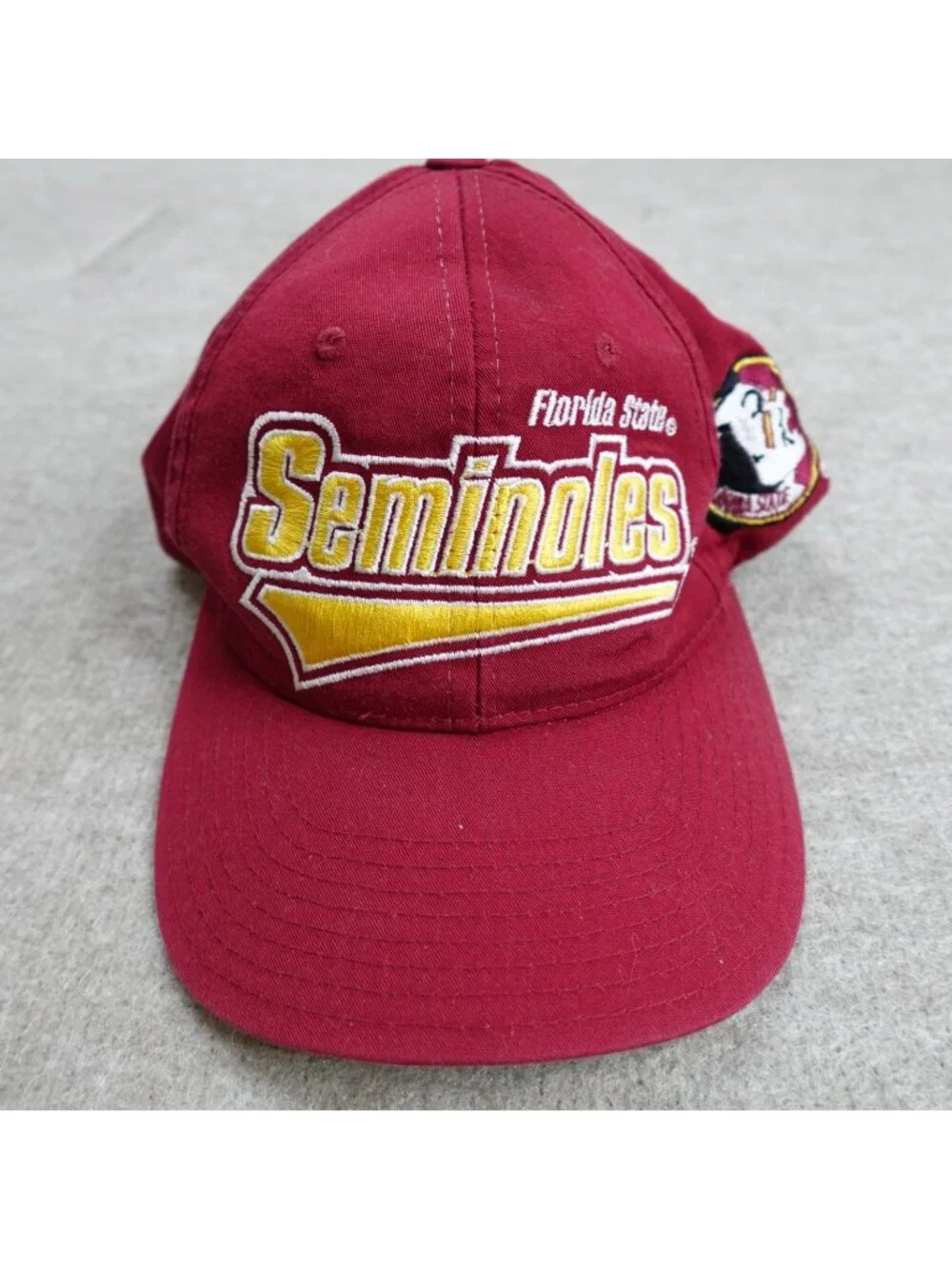 Florida Seminoles Hat Red Embroidered Starter Snapback Vintage